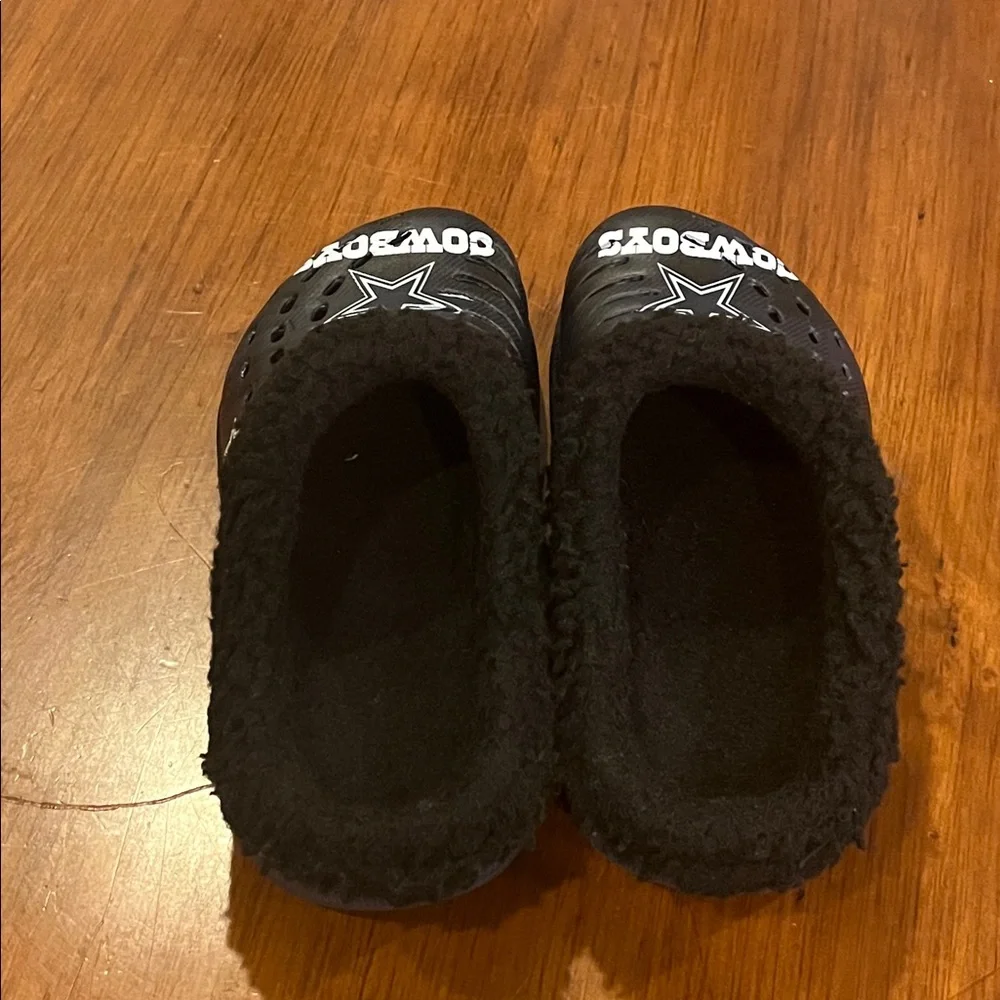 Foco Dallas Cowboys Fleece Lined Clogs Shoes Mens Size 7-8